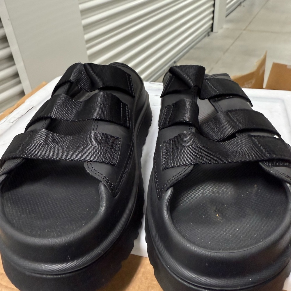UGG Black Textured Sole Mule